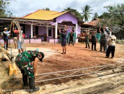 Berat Sama Dipikul, Ringan Sama Dijinjing, Bukti Kekompakan Satgas dan Warga di Kampung Sipias