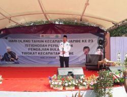 Hari Ulang Tahun Kecamatan Jambe Yang ke-23, Istighosah Pemilu 2024 Dan Pengajian Bulanan Tingkat Kecamatan Jambe