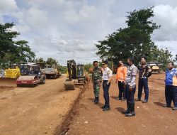 Babinsa Koramil 0621-23/PP Sertu Iwan Setiawan, Dampingi Kunjungan Kadishub Bersama Dinas PUPR Kaitan Penataan Kantong Parkir