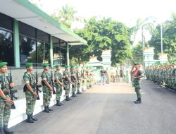 Kunjungan Kerja Danrem 051/Wkt, Berikan Motivasi Prajurit