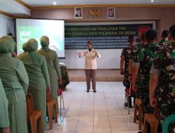 Kodim 0505/JT, Gelar Pembinaan Netralitas TNI Dalam Pemilu dan Pilkada Tahun 2024