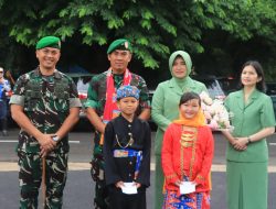 Danrem 051/Wkt Brigjen TNI Riyanto S.I.P. Beserta Ketua Persit KCK Korcab Korem 051 PD Jaya Ny. Nanik Riyanto Bertatap Muka Dengan Forkopimda Kota Bekasi