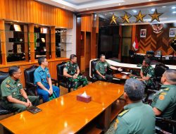 Kapuspen TNI Laksanakan Silaturahmi Kepada Kepala Staf TNI Angkatan Darat