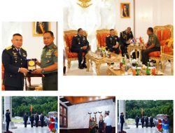 Panglima TNI Terima Kunjungan Kehormatan Kasau Thailand