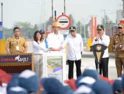 Dua Ruas Tol Diresmikan Presiden Joko Widodo, Pj Gubernur Sumut Optimis Dongkrak Sektor Industri dan Pariwisata