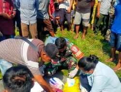 Polsek Tenjo dan Anggota Koramil 0621-23/PP Evakuasi Korban Kecelakaan Maut, Mobil Tertabrak Kereta Comuterline