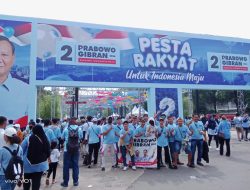 Lautan Masa Pendukung Prabowo-Gibran Padati GBK Bertajuk”Pesta Rakyat Untuk Indonesia Maju”