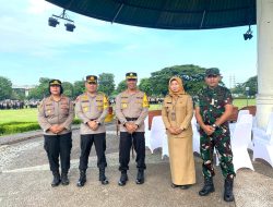 Apel Gelar Pasukan Ops Mantap Brata Pengamanan Pemilu Tahun 2024 di Wilayah Jakarta Timur