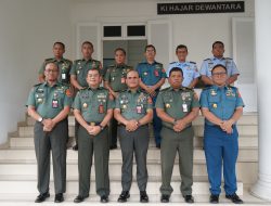 Silaturahmi Kapuspen TNI Dengan Rektor Unhan Bahas Kemampuan Public Speaking Prajurit TNI
