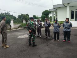 Babinsa Koramil 0621-23/PP Serka Dede Sulaeman Laksanakan Giat PAM Pasca Pemilu 2024