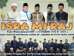 Jamaah Masjid Miftahul Huda Peringati Isra Mi’raj Nabi Muhamad SAW