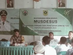 Pemerintahan Desa Barengkok, Kec. Jasingan, Kab. Bogor Laksanakan Kegiatan Musyawarah Desa Khusus (MUSDESUS)