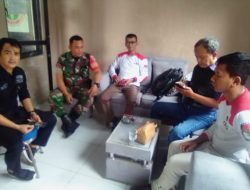 Babinsa Desa Babakan Koramil 0621-23/Parung Panjang Kopka Anjar Ciptakan Aman Pasca Pemilu
