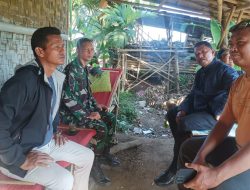 Babinsa Koramil 0621-23/PP Serka Supriyanto Adakan Giat Komsos Bersama Masyarakat Desa Jagabita