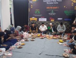 Ojol Shelter Khafi I dan Daun Lyar Productions Mengadakan Buka Puasa Bersama dan Santunan Yatim Piatu