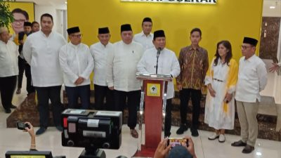 Prabowo-Gibran Bukber di DPP Partai Golkar Jakarta