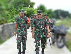 Danrem 051/Wkt Tinjau Pelaksanaan TMMD ke- 119 di Desa Karang Mukti Kab. Bekasi