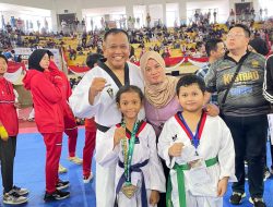 Juara 1 Kyorugi di Raih Putri Serma Ahmad Maruloh, Kejuaraan Taekwondo Pangkostrad Cup 2024