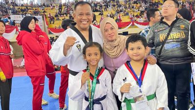 Juara 1 Kyorugi di Raih Putri Serma Ahmad Maruloh, Kejuaraan Taekwondo Pangkostrad Cup 2024