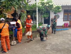 Pelihara Kebersihan Pure Aditya Jaya, Oleh Babinsa Koramil Pulogadung