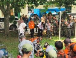 130 Orang Adakan Pelatihan Mitigasi Bencana Alam di Lapangan Makodim 0621/Kab Bogor