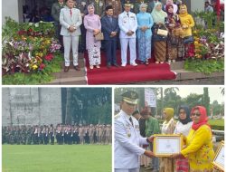 Upacara HJB ke-542 Kabupaten (Pemkab) Bogor di Lapangan Tegar Beriman Cibinong