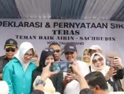 Airin dan Calon Walikota Tangerang Sachrudin, Mendapatkan Tambahan Amunisi Jelang Pilkada