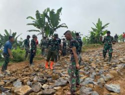 Kasdim 0621/Kab Bogor: Dengan Sisa Waktu Anggota TNI dan Masyarakat Bahu Membahu