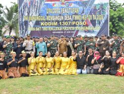 TMMD Ke-120 Wilayah Kodim 1307/Poso Resmi di Tutup Pangdam XIII/Merdeka