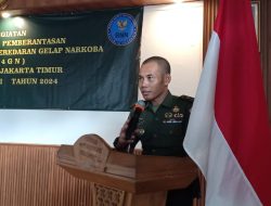 Sosialisasi dan Pencegahan Anggota Kodim 0505/JT dengan Giat P4GN