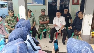 Danramil 02/Tambora Kodim 0503/JB Sosialisasi Bersama Tiga Pilar Kelurahan Angke, Bahaya Judi Online Kepada Warga