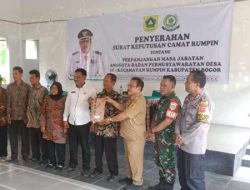 Perpanjangan Masa Jabatan Badan Permusyawaratan Desa Se-kecamatan Rumpin