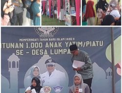 Menyambut 1 Muharram Tahun Baru Hijriah 1446.H, dan Santunan 1000 Anak Yatim Desa Lumpang