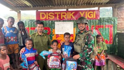 TNI TASK FORCES CARE THROUGH “SMART PAPUA” FOR THE YIGI CHILDREN