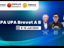 112 dari 116 Peserta PKPA UPA Brevet A B Peradi Nusantara Lulus Dengan Nilai A+