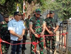 Dandim 0621/Kab. Bogor Ikuti Peresmian 2.664 Titik Sumber Air Bersih di Seluruh Wilayah Indonesia Secara Virtual Oleh Kepala Staf Angkatan Darat