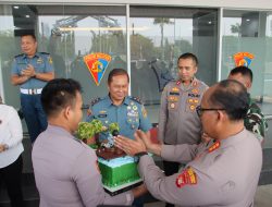 Kapolres Metro Jakarta Utara Ucapkan Selamat Ulang Tahun kepada Danpuspomal