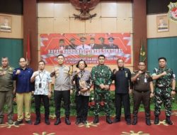 TNI-POLRI Bersama Pemerintah Kabupaten Bogor Gelar Rapat Koordinasi Lintas Sektoral Antisipasi Pengamanan Pilkada 2024