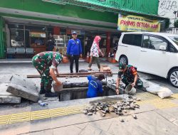 Babinsa Koramil 01/Jatinegara, Normalisasi Saluran Air Bersama SDA