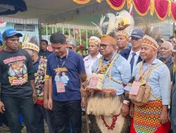 Calon Bupati William.R.Manderi.SIP.M.Si dan Calon Wakil Bupati Yohanes.G.Raubaba.S.Sos.MH, Mendaftar ke KPU Kabupaten Kepulauan Yapen