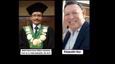 Wakil Ketua Forum Rektor Indonesia dan Pihak Lainnya Dukung Kaspudin Nor Sebagai Dewas KPK