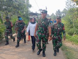 Turun Langsung di Lokasi Bencana Angin Puting Beliung, Dandim 0621/Kab Bogor Berikan Bantuan Sembako
