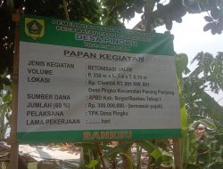 Kades Pingku H.Madnawin Melakukan Pembenahan Infrastruktur di Kp. Cipariuk Melalui Anggaran (APBDes) Tahun 2024