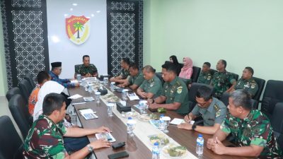 Danrem 051/Wkt Terima Paparan Kesiapan TMMD ke-122 Kodim 0507/Bekasi