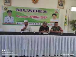 Pemdes Parungpanjang, H. M. Syahlan Adakan Rencana (MUSDES) Musyawarah Kerja Pemerintah Desa Anggaran Tahun 2025 Yang Akan Datang