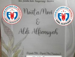 UNDANGAN RESEPSI PERNIKAHAN : Saya Atas Nama Raden Oji Madroji Anggota dari (FWJI) Forum Wartawan Jaya Indonesia
