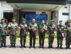 Korem 051/WKT, Selenggarakan Acara Laporan Korps Kenaikan Pangkat dan Purna Tugas Prajurit