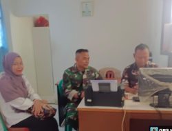 Serka Dede Sulaeman Babinsa Koramil 0621-23/PP Laksanakan Giat Komsos di Kantor Desa Dago