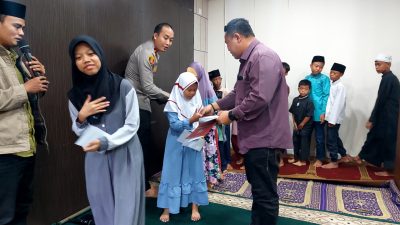 Kapolsek Metro Penjaringan, Kompol Agus Ady Wijaya, S.H, S.I.K, M.Si : Rasa Syukur Atas Kesempatan Berbagi Kebahagiaan dengan Anak-anak Yatim
