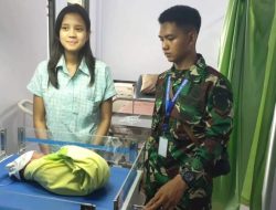 Aksi Heroik Prajurit Divif 1 Kostrad Selamatkan Bayi Laki-Laki yang Ditemukan Dibuang di Selokan